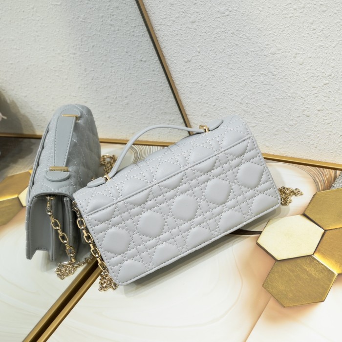 Miss Dior Mini Bag Gray sheep CD2023 XB071 21cm
