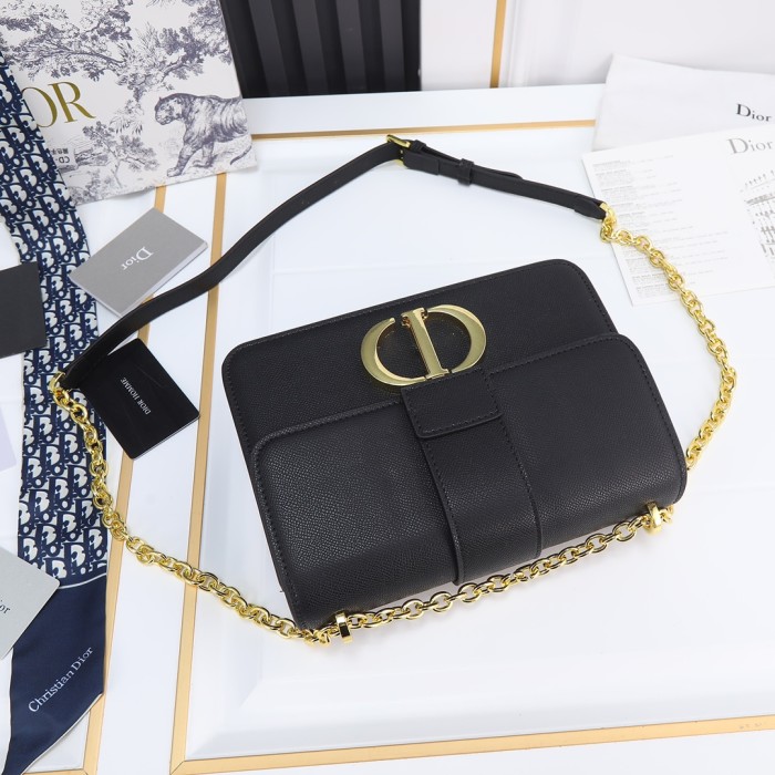 30 Montaigne Bag Black 1005 XB081 25cm