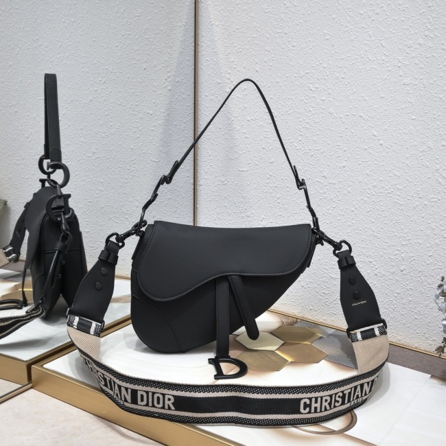 Saddle Bag Black Matte 6680 XB012 25.5cm