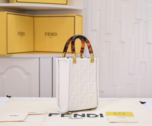 Sunshine Mini Tote Bag White 3370 LM041 13cm