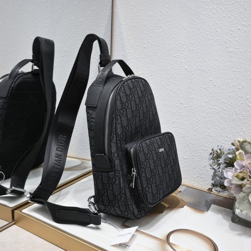 Mini Rider Sling Bag Black print 7701 XB002 21cm
