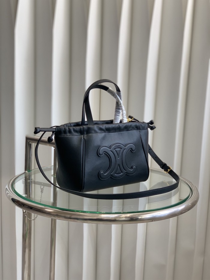 CABAS TRIOMPHE Small Bag Black 111013 LM051 22cm