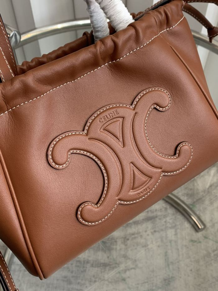 CABAS TRIOMPHE Small Bag Brown 111013 LM051 22cm
