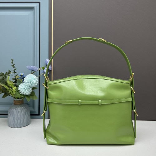 Medium Voyou Bag Green V666 LM022 40cm