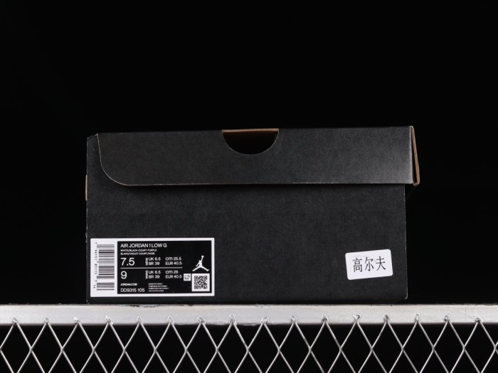 Air Jordan 1 Low Golf White Purple AJ1 DD9315-105 XM082