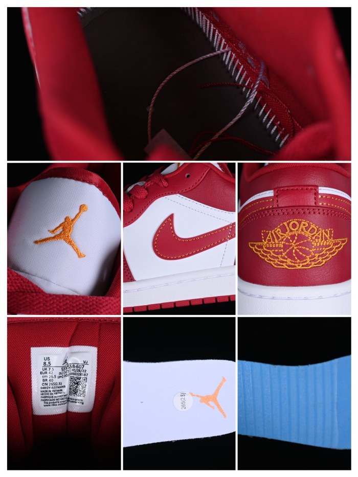 Air Jordan 1 Low AJ1 553558-607 XM082