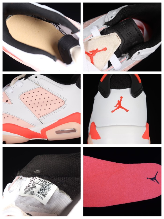 Air Jordan 6 Low GS Atmosphere AJ6 768878-102 XM082