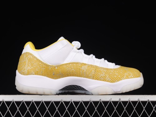 Air Jordan 11 Low SE Yellow Snakeskin AJ11 AH7860-107 XM033