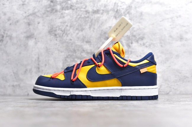 Off-White x NK SB Dunk Low LTHR OW CT0856-700 XM072