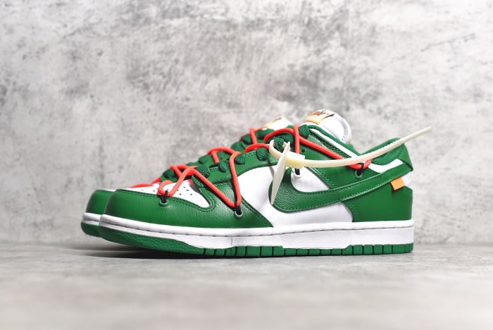 Off-White x NK SB Dunk Low LTHR OW CT0856-100 XM072