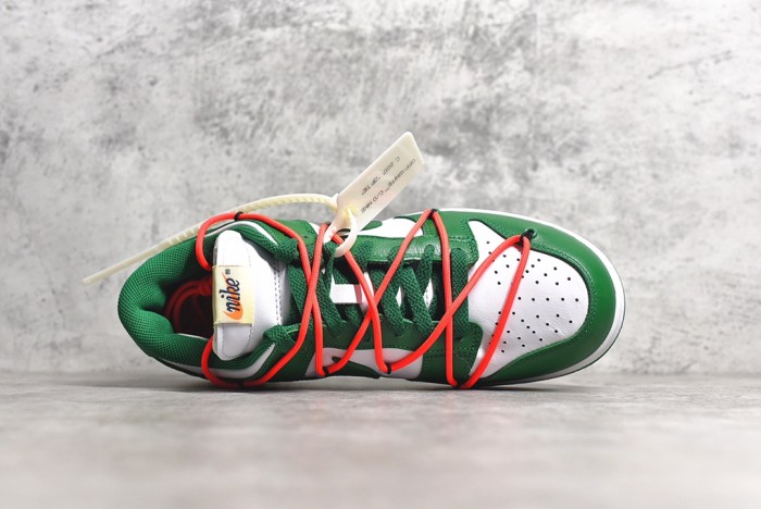 Off-White x NK SB Dunk Low LTHR OW CT0856-100 XM072