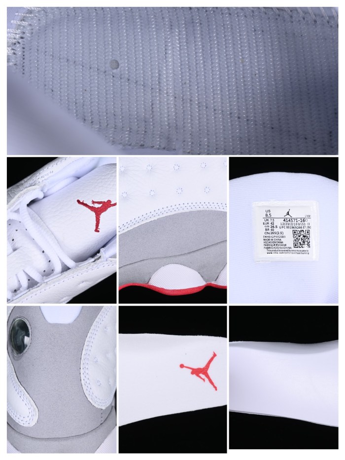 Air Jordan 13 Retro Wolf Grey AJ13 414571-160 XM005