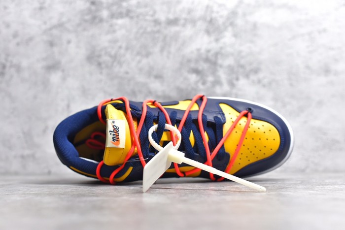 Off-White x NK SB Dunk Low LTHR OW CT0856-700 XM072