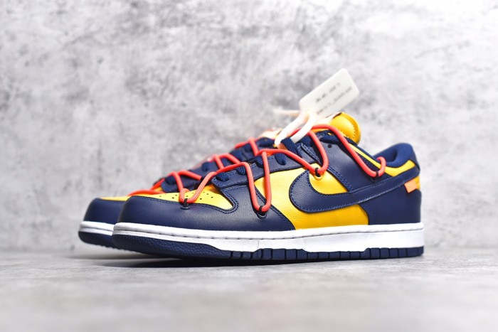 Off-White x NK SB Dunk Low LTHR OW CT0856-700 XM072