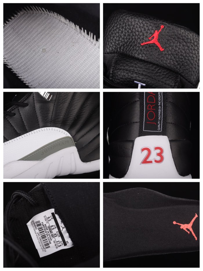 Air Jordan 12“Reverse Taxi”AJ12 130690-001 XM084