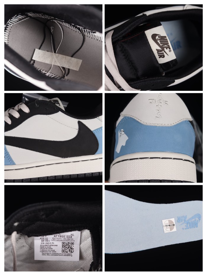 Travis Scott x Air Jordan 1 Low OG AJ1 DM7866-668 XM063