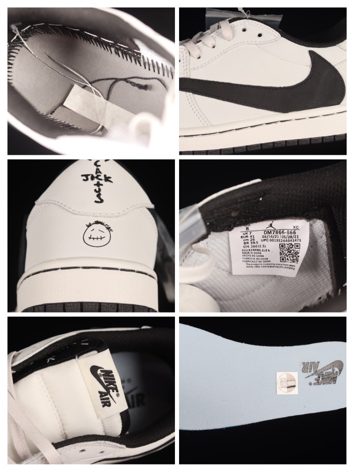 Travis Scott x Air Jordan 1 Low OG AJ1 DM7866-866 XM063
