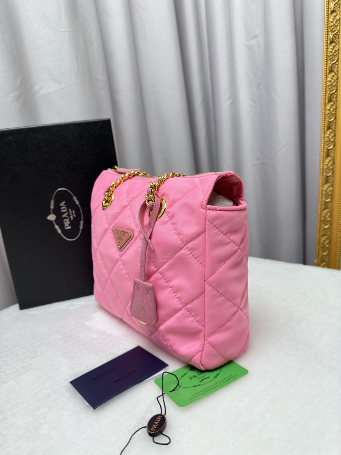 Prada Re-Nylon Tote Pink 1BG468 22PJ051 25cm