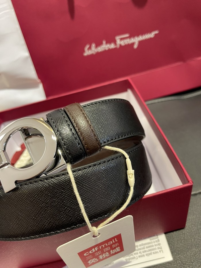 FERRAGAMO Belt 002 22PJ081 3.5cm