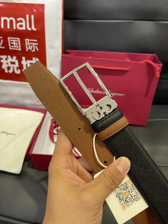 FERRAGAMO Belt 001 22PJ081 3.5cm