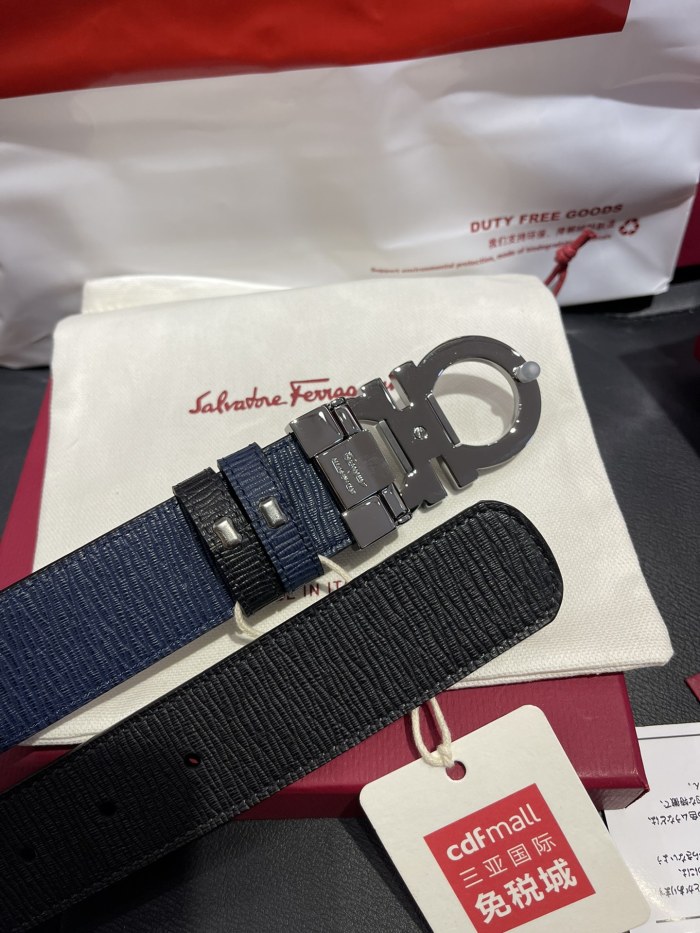 FERRAGAMO Belt 002 22PJ081 3.5cm