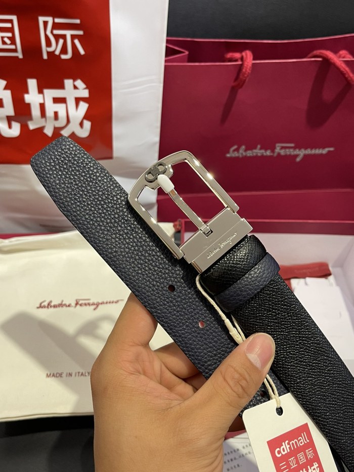 FERRAGAMO Belt 001 22PJ081 3.5cm