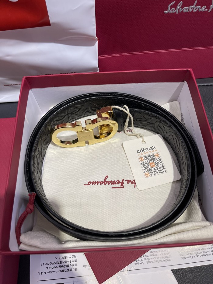 FERRAGAMO Belt 002 22PJ081 3.5cm