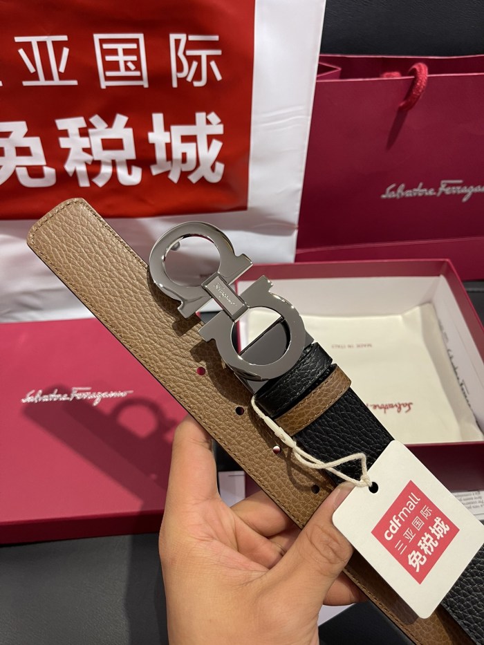 FERRAGAMO Belt 002 22PJ081 3.5cm