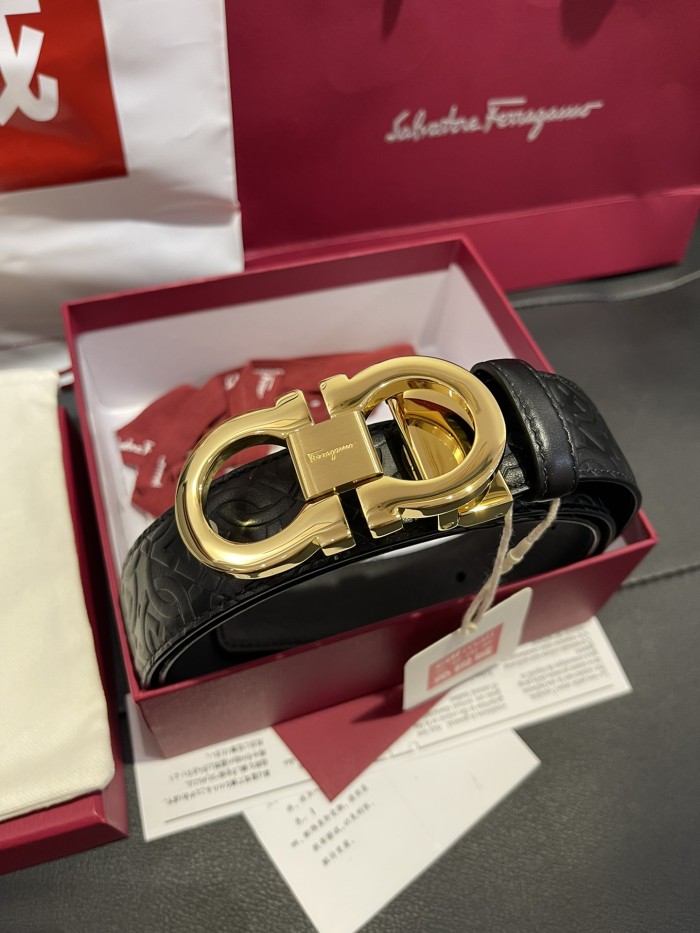 FERRAGAMO Belt 002 22PJ081 3.5cm