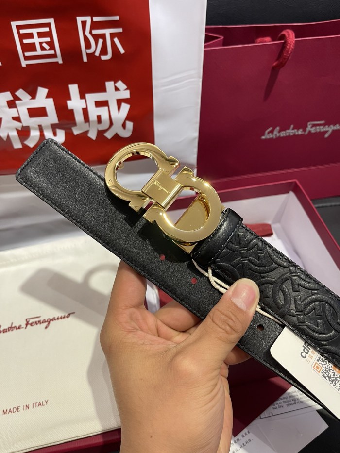 FERRAGAMO Belt 002 22PJ081 3.5cm