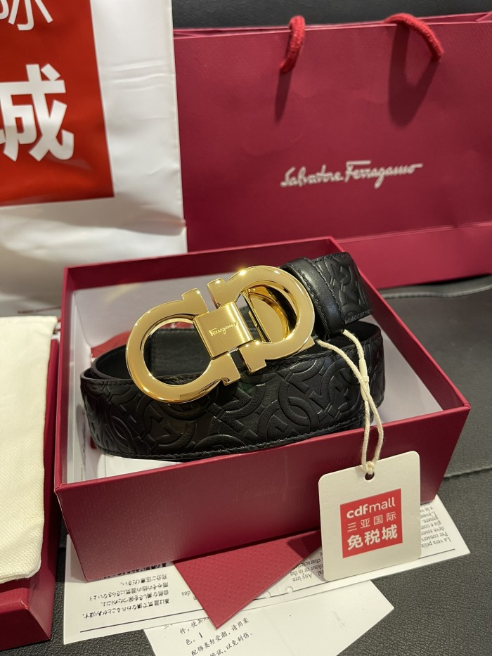 FERRAGAMO Belt 002 22PJ081 3.5cm