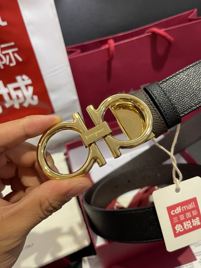 FERRAGAMO Belt 002 22PJ081 3.5cm