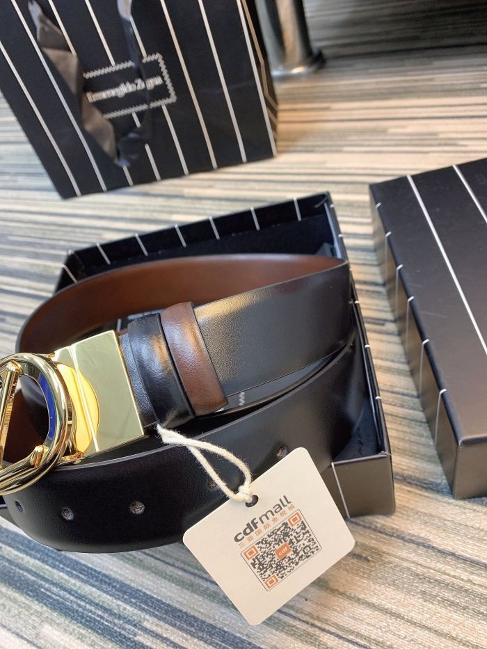 ZEGNA Belt 002 22PJ081 3.5cm