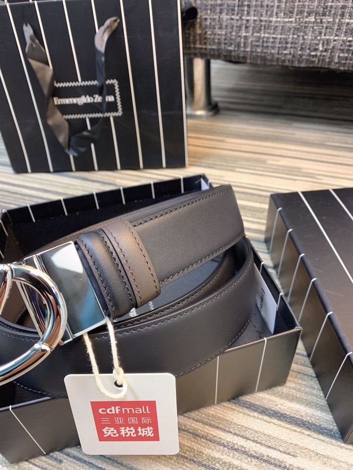 ZEGNA Belt 002 22PJ081 3.5cm
