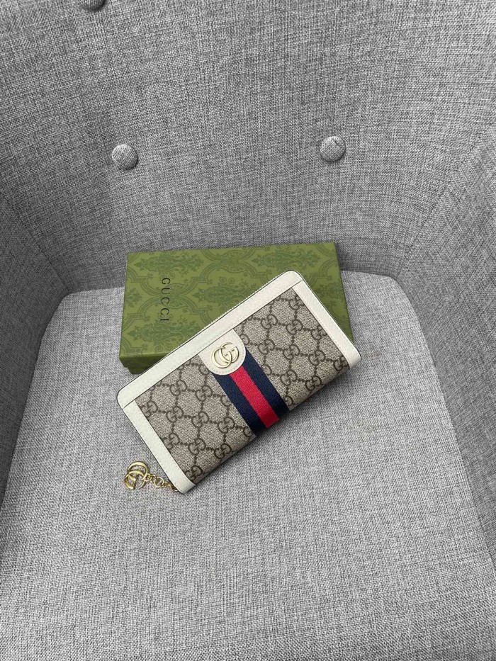 Ophidia GG Zip Around Wallet 523154 XL08 19cm
