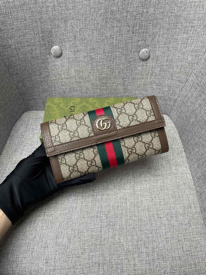 Ophidia GG Continental Wallet 523153 XL08 19cm