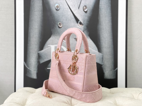 Dior Medium Lady D-Lite Bag M0565 LM003 24cm