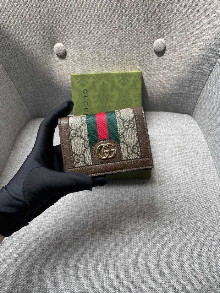 Ophidia GG Card Case Wallet 523155 XL07 11cm