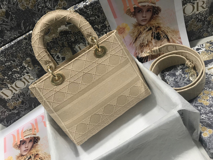 Dior Medium Lady D-Lite Bag M0565 LM003 24cm