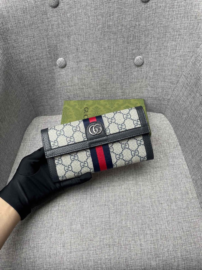 Ophidia GG Continental Wallet 523153 XL08 19cm