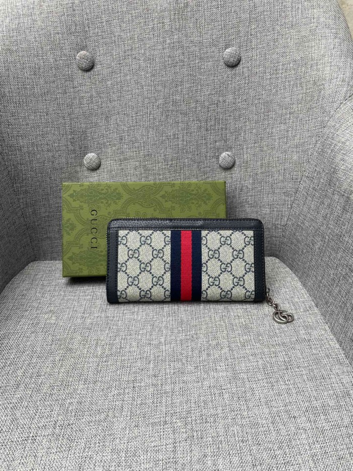 Ophidia GG Zip Around Wallet 523154 XL08 19cm
