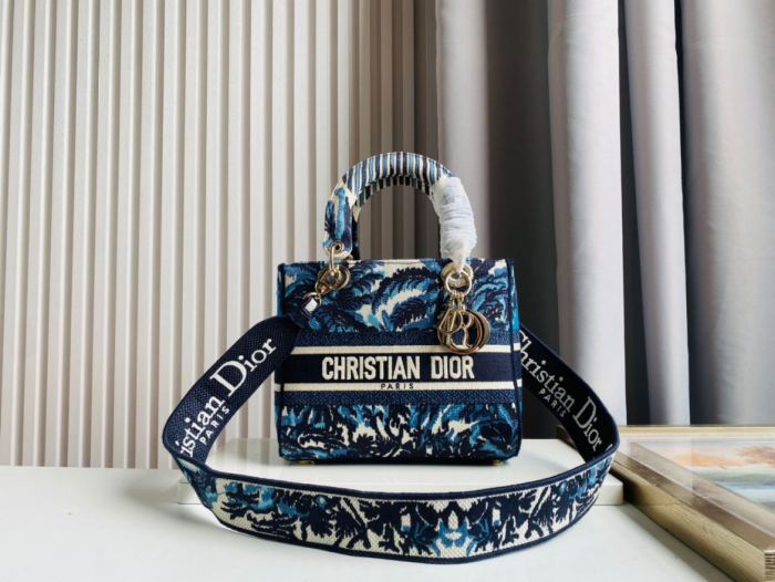 Dior Medium Lady D-Lite Bag M0565 LM003 24cm