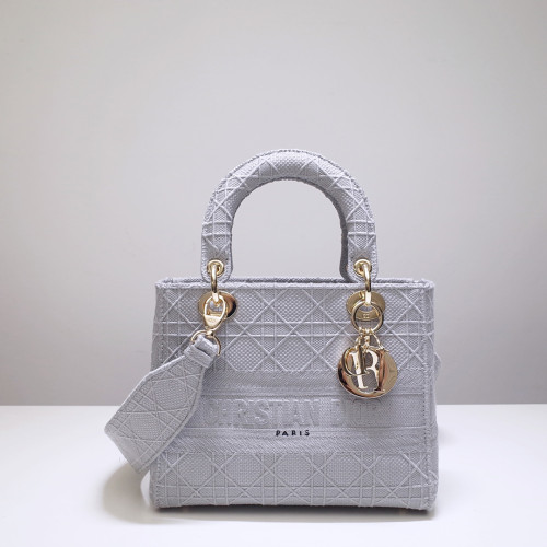 Dior Medium Lady D-Lite Bag M0565 LM003 24cm