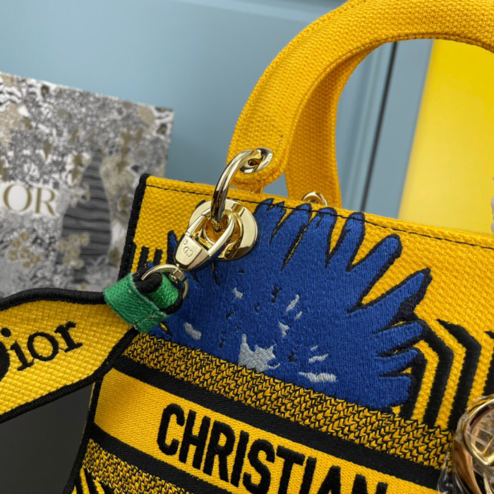 Dior Medium Lady D-Lite Bag M0565 LM003 24cm