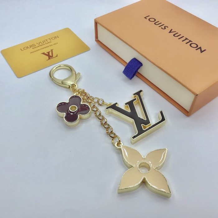 LV Fleur de Monogram Bag Charm M67119 YY54