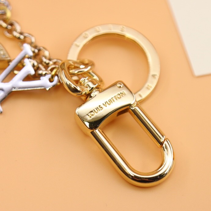 LV Fleur de Monogram Bag Charm M64265 YY58