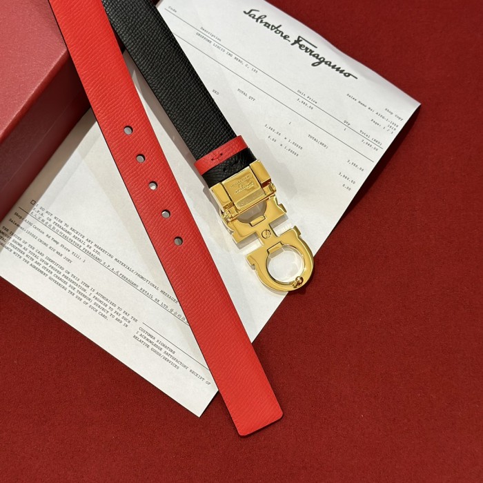 FERRAGAMO Belt 005 22PJ081 2.5cm