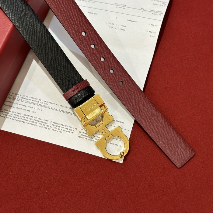 FERRAGAMO Belt 005 22PJ081 2.5cm