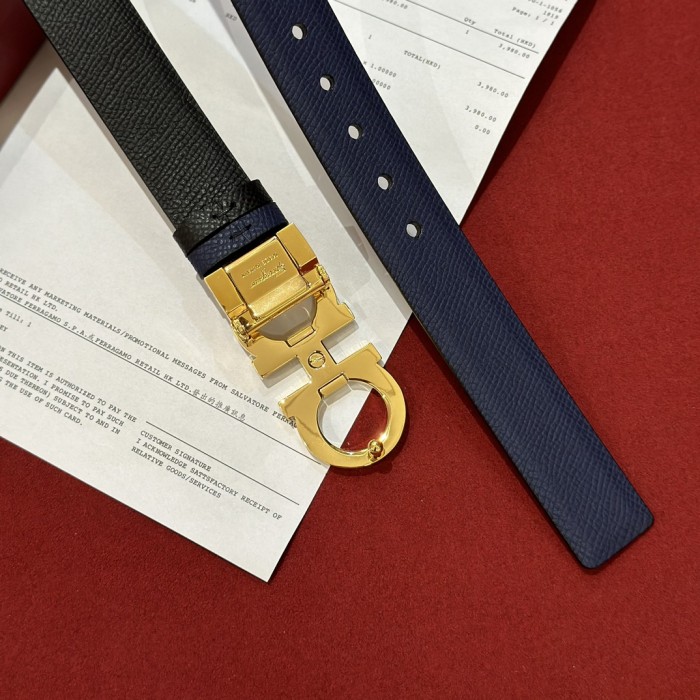 FERRAGAMO Belt 005 22PJ081 2.5cm