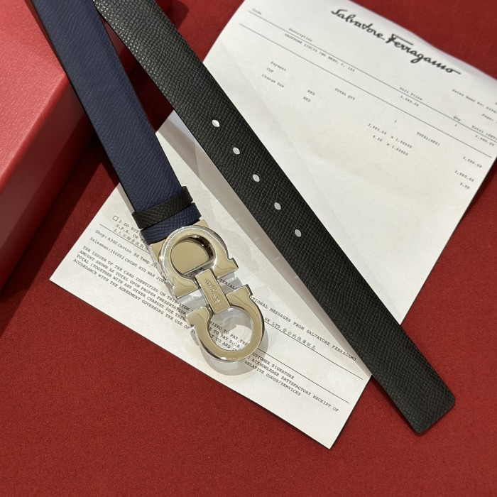 FERRAGAMO Belt 004 22PJ081 2.5cm